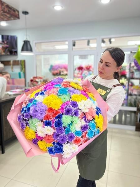 Друзья, запускаем акцию на всю хризантему. От 11 штук скидка 25%.
Букет на видео из 11 хризантем в упаковке-2950
Со..