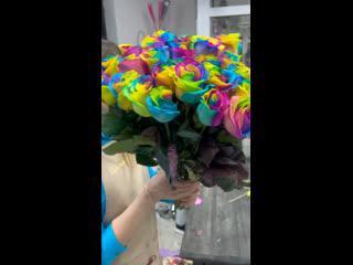 Нежно розовые и радужные..